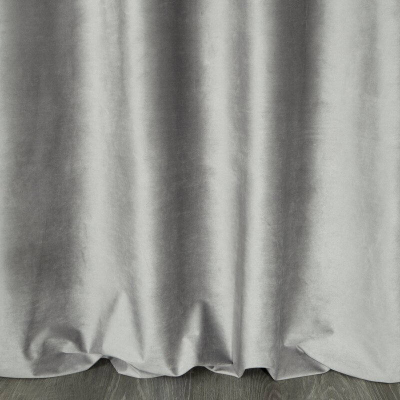 Zasłona gotowa Peri srebrna 140 x 250 cm – rozświetla wnętrze