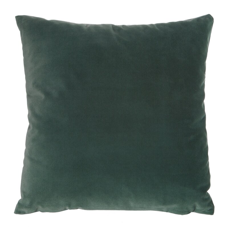 Poszewka velvet ciemno miętowa 45 x 45 cm – doda uroku wnętrzu