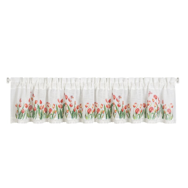 Firana gotowa Stella biała 150 x 30 cm – rozprasza światło