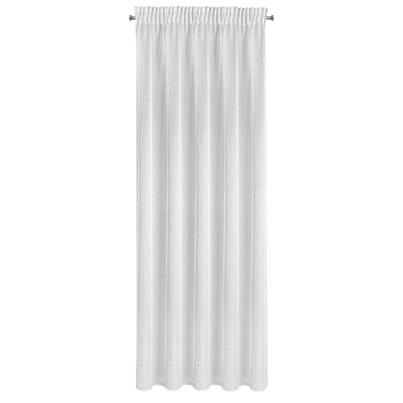 Firana gotowa Sibel biały 140 x 270 cm – subtelnie rozprasza światło