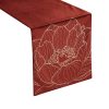 Obrus błyszczący Blink ceglasty 35 x 220 cm – podkreśla styl wnętrza