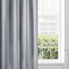 Zasłona gotowa ESSME srebrna 140 X 250 CM – nowoczesny blask