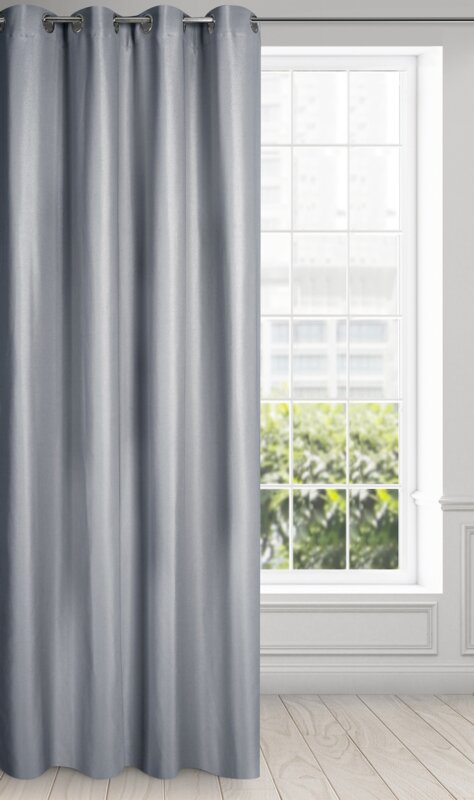 Zasłona gotowa ESSME srebrna 140 X 250 CM – nowoczesny blask