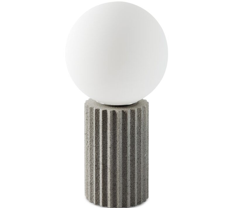 Lampa stołowa Aspen (02) biała fi 16 x 40 cm – tworzy nastrój