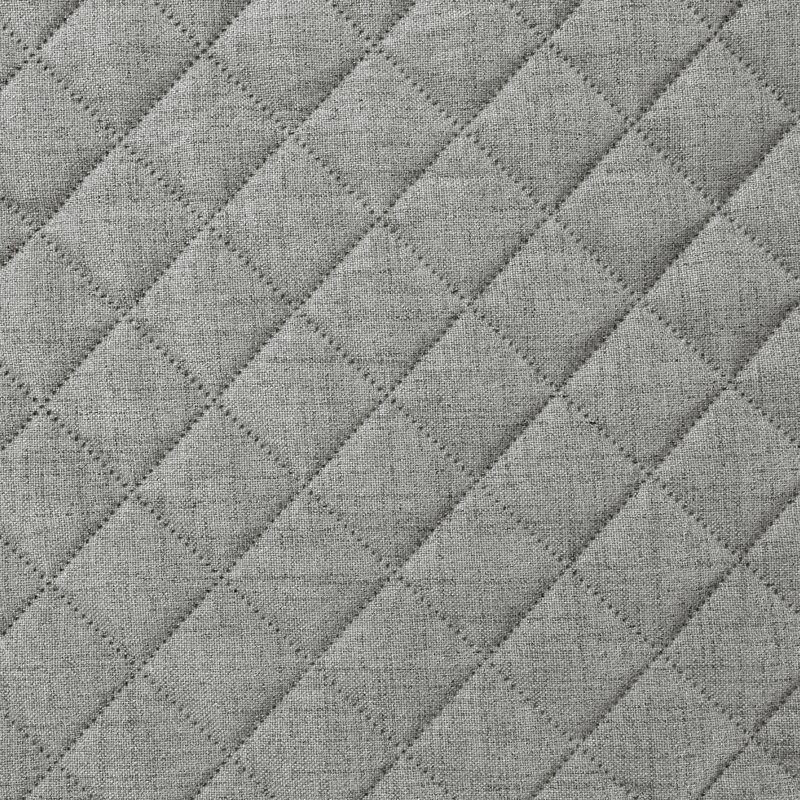 Narzuta len stalowa 170 x 210 cm – dodaje przytulności