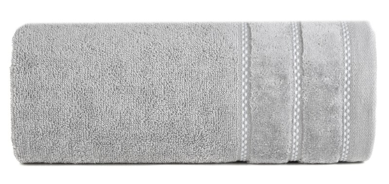Ręcznik kąpielowy DONA stalowy 50X90 cm – miękki i chłonny