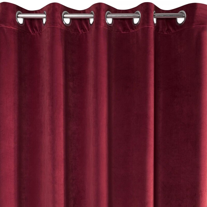 Zasłona gotowa Villa bordowa 140 x 250 cm – zaciemniająca sypialnię