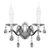 LAMPA LORETA (02) 34 X 20 X 32 CM SREBRNY L/LORETA/02 34X20X32CM