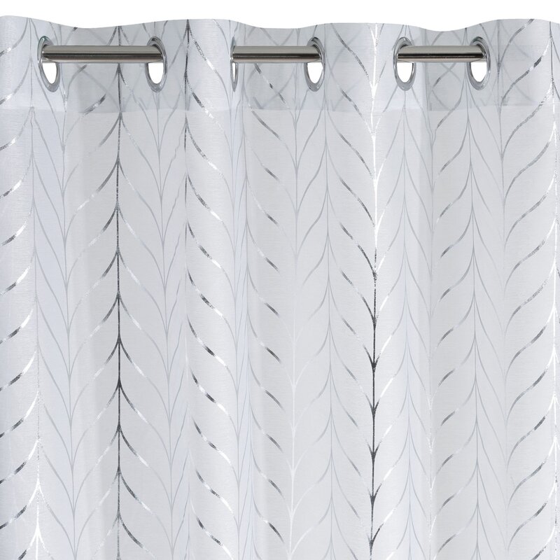 Firana gotowa Biray biała 140 X 250 cm – rozświetla wnętrze