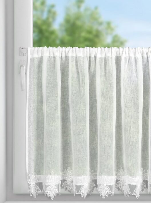 FIRANA GOTOWA SOPHIA 150 X 30 CM BIAŁY