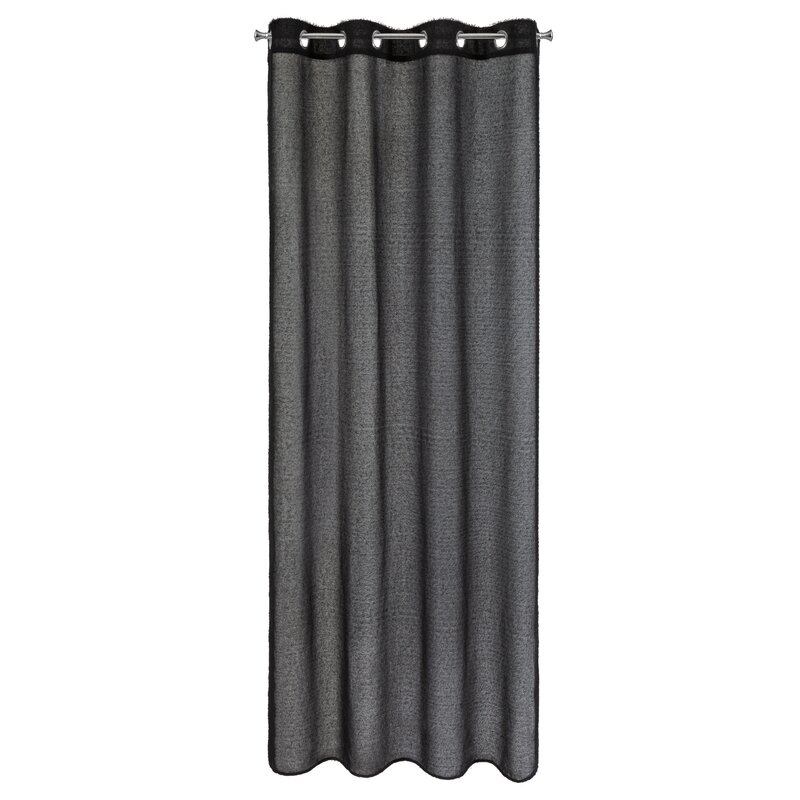 Zasłona gotowa AGIS czarna 140 X 250 cm – do salonu i sypialni