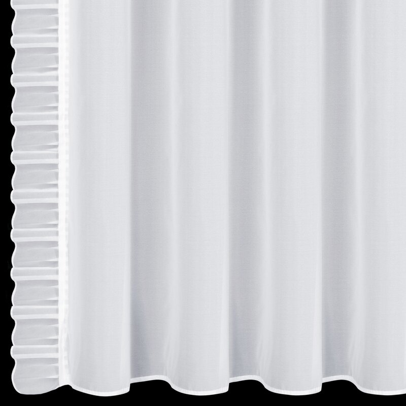 Firana gotowa biała 140 x 270 cm – rozprasza światło