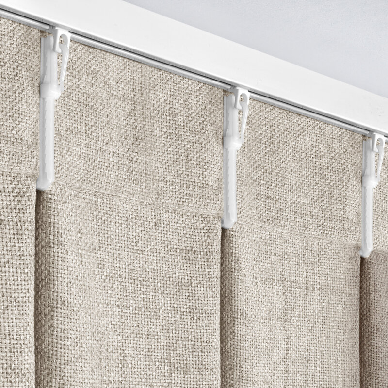 Zasłona gotowa eco jasnobeżowa 80 x 270 cm – zaciemniająca