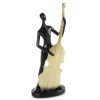 Figurka ceramiczna Rico (07) czarna 12 x 7 x 31 cm – dodaje charakteru wnętrzu