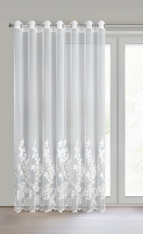 Firana gotowa Alira kremowa 300 x 250 cm – rozprasza światło
