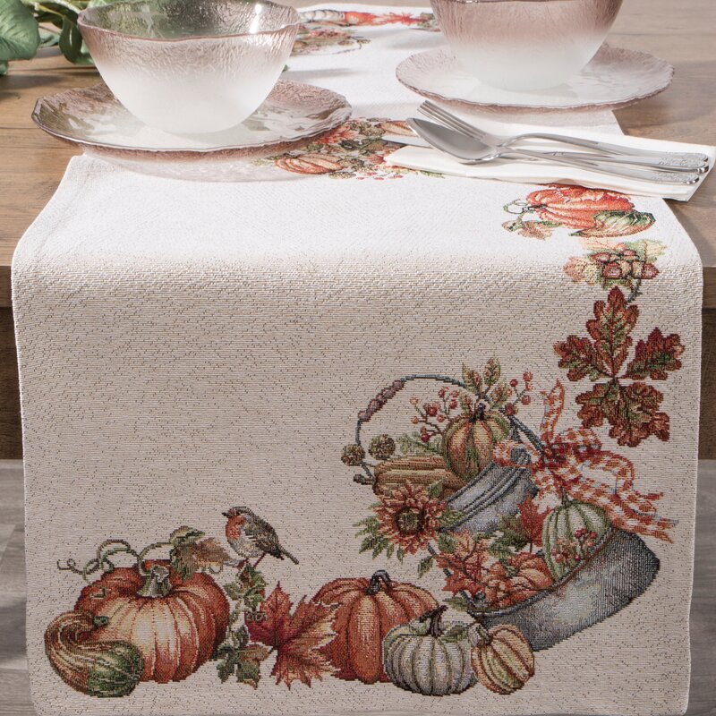 Obrus gobelinowy NAT 45x140 cm – wprowadzi ciepło
