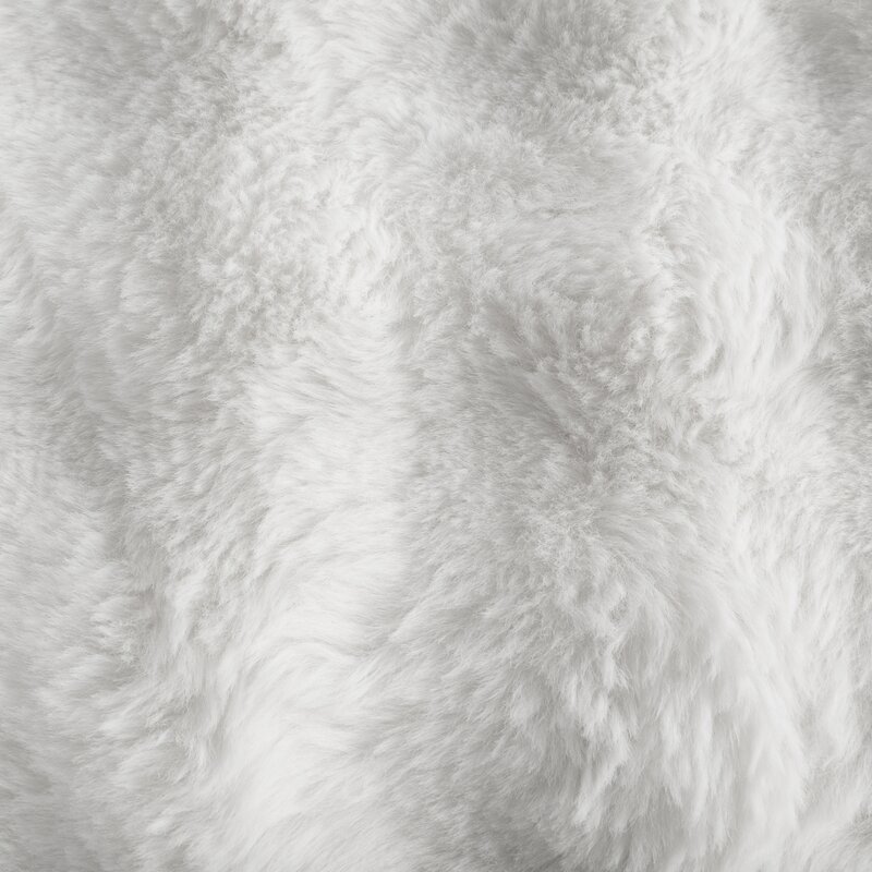 Narzuta Lily biała 200 X 220 cm – puszysta i miękka