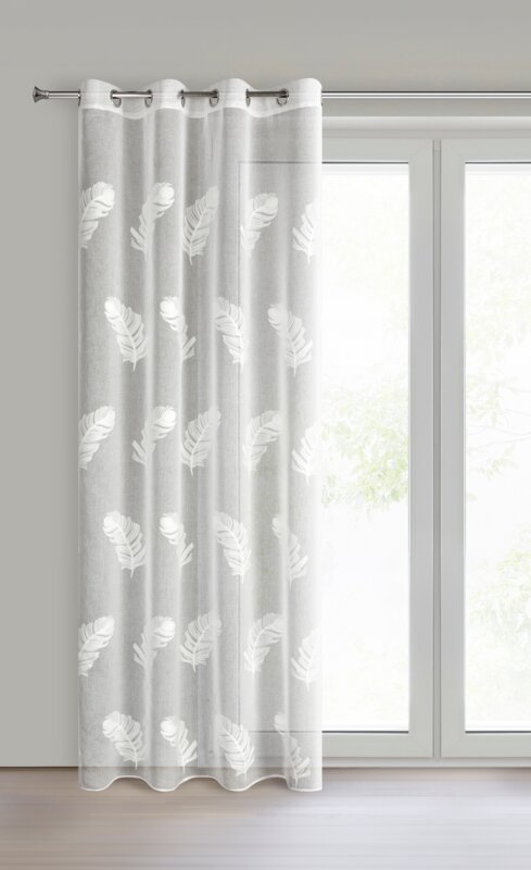 Firana gotowa Lirena biała 140 x 250 cm – rozprasza światło