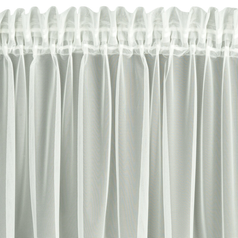 Firana gotowa Nira kremowa 150 x 40 cm – rozjaśnia wnętrze