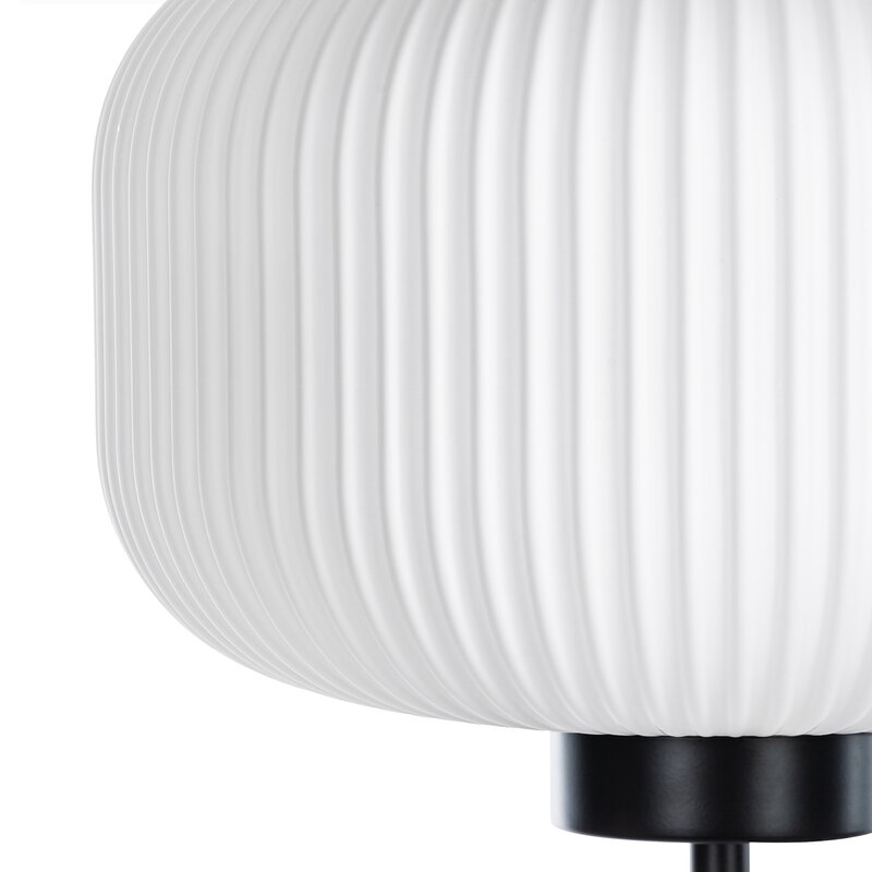Lampa stołowa LYLA czarna O 36 x 155 cm – tworzy przytulny nastrój