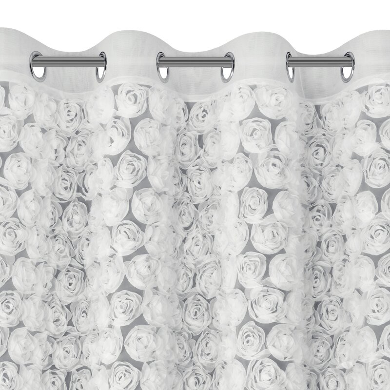 Zasłona gotowa Eva Minge biała 140 x 250 cm – wprowadzi romantyczny nastrój