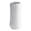 Wazon ceramiczny Jason biały 16 x 16 x 34 cm – na susze i kwiaty