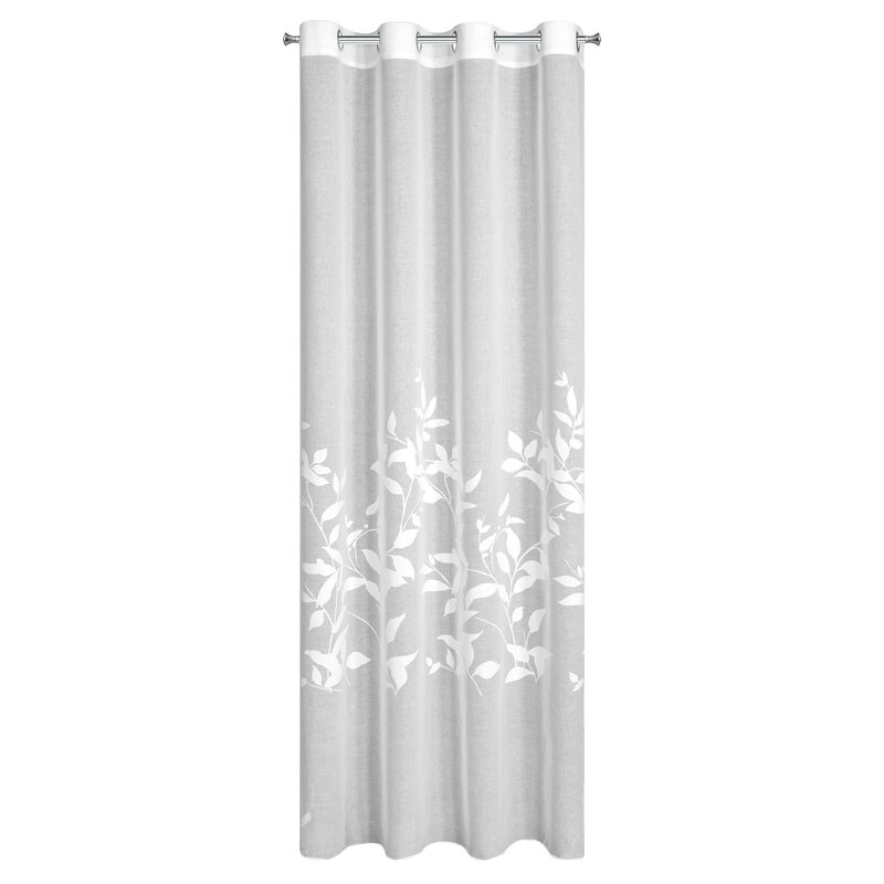 Firana gotowa Estella biały 140 x 250 cm – rozświetla wnętrze