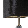 Lampa stołowa Neli czarna O 23 x 66 cm – stworzy klimat