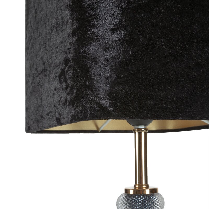 Lampa stołowa Neli czarna O 23 x 66 cm – stworzy klimat