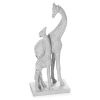 Figurka ceramiczna Eldo srebrna 11 x 7 x 27 cm – doda blasku wnętrzu
