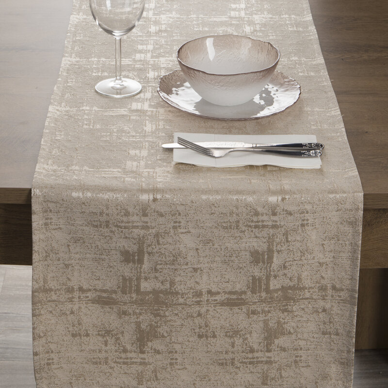 Obrus Colette złoty 40 X 180 CM – z efektem przecierania