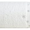 RĘCZNIK ŚWIATECZNY JOY2 70 X 140 CM BIAŁY