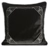 Poszewka dekoracyjna Royal 9 czarna 45 X 45 CM – dla szykownego wnętrza