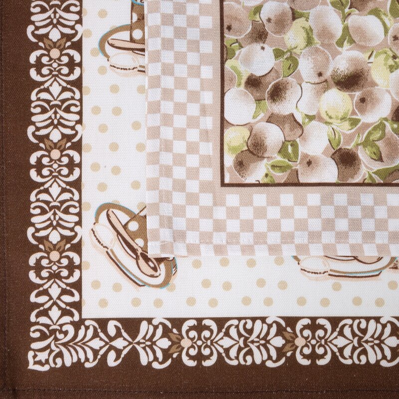 Komplet ściereczek kuchennych 2szt 50x70 cm bawełniany kolor beżowy 200 g/m2 MELANI – ciepły i domowy charakter