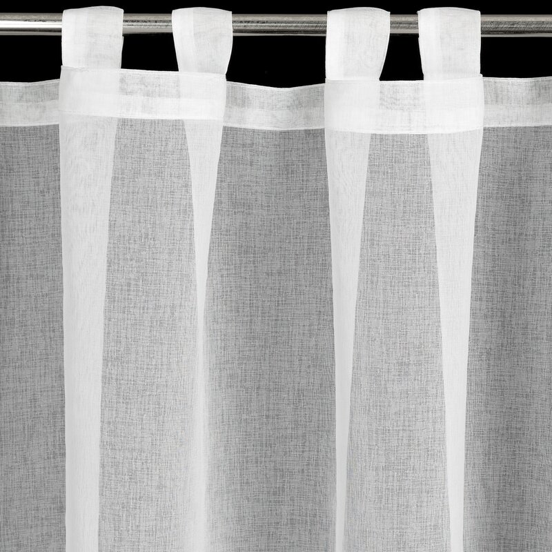 Firana gotowa Roxana biała 150 x 60 cm – rozjaśnia wnętrze