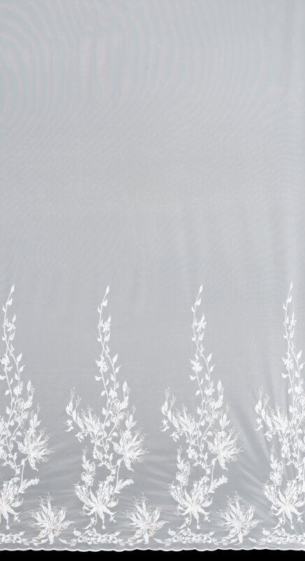 ZASŁONA GOTOWA JULIA NA TAŚMIE 350 X 270 CM BIAŁY