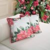 Poszewka świąteczna JINGLE37 różowa 45 x 45 cm – idealna dekoracja