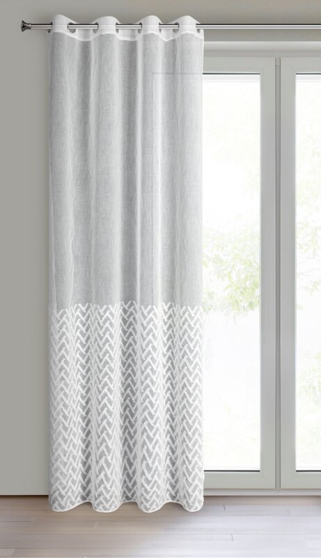 Firana gotowa Meli 2 biała 140 x 250 cm – rozjaśnia wnętrze