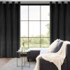 Zasłona gotowa Ariadna czarna 140 x 250 cm – zaciemnia pomieszczenie