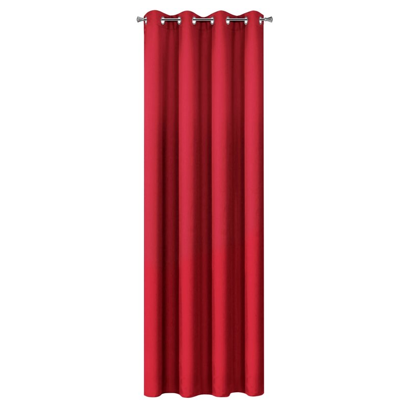 ZASŁONA GOTOWA RITA 140 X 250 CM CZERWONY