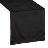 Bieżnik welwetowy Melinda czarny 40 x 140 cm – doda głębi wnętrzu