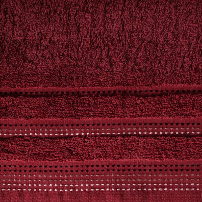 Ręcznik Pola bordowy 70 x 140 cm – miękki i chłonny