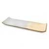 Patera ceramiczna MAX kremowa 39 X 12 X 3 CM – dwubarwna, stylowa