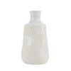 Wazon ceramiczny Romina kremowy O 13 x 23 cm – na suszone kwiaty