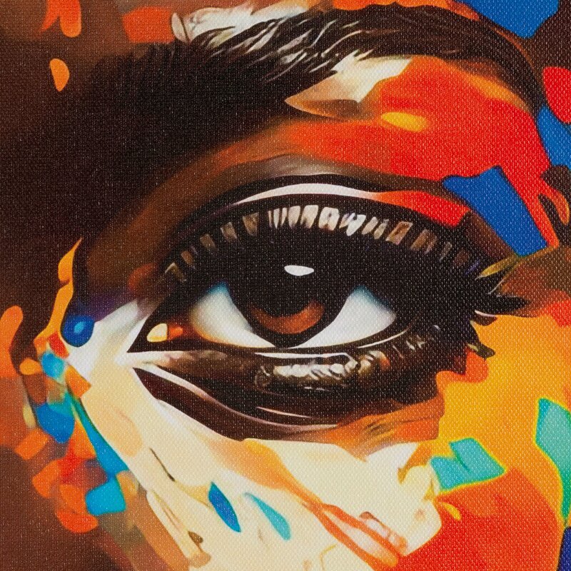 OBRAZ 668 60 X 60 CM CZARNY