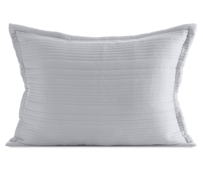 Poszewka velvet srebrna 50 x 70 cm – doda blasku wnętrzu