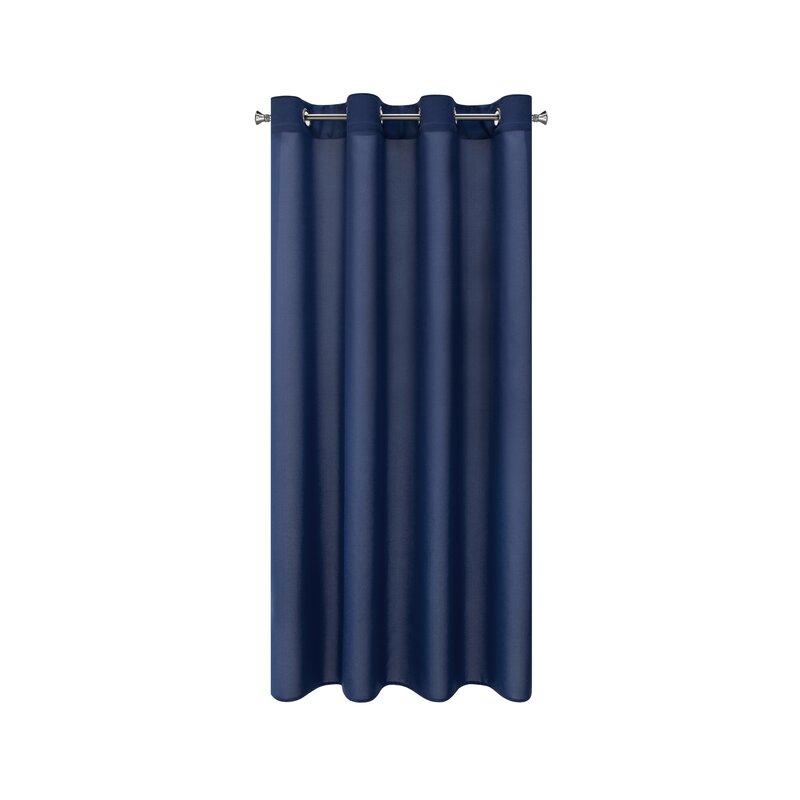 Zasłona gotowa Oxford granatowa 140 x 175 cm – zaciemniająca sypialnię
