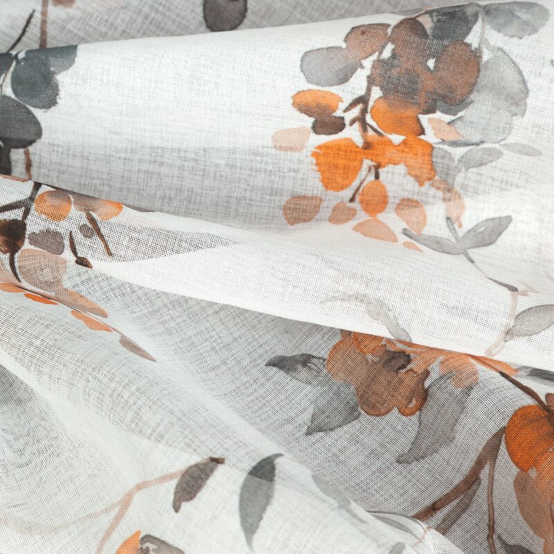 Zasłona gotowa RIKI biała 140 x 250 cm – rozjaśnia wnętrze