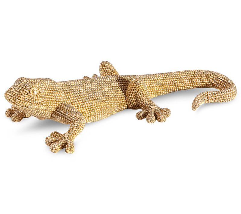 Figurka ceramiczna Eldo złota 25 x 12 x 6 cm – doda blasku wnętrzu
