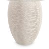 CERAMIKA 23 X 23 X 39 CM KREMOWY